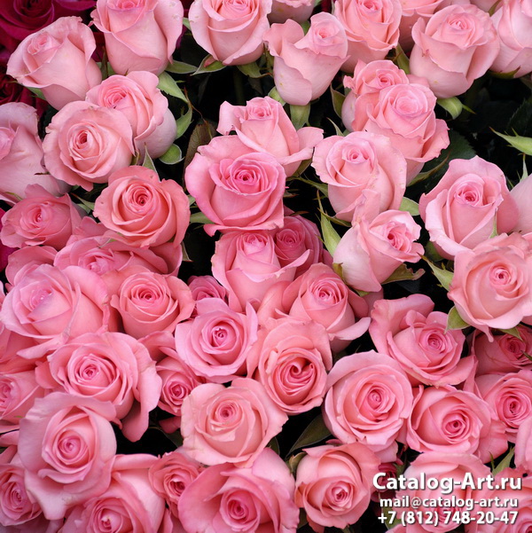 картинки для фотопечати на потолках, идеи, фото, образцы - Потолки с фотопечатью - Розовые розы 42